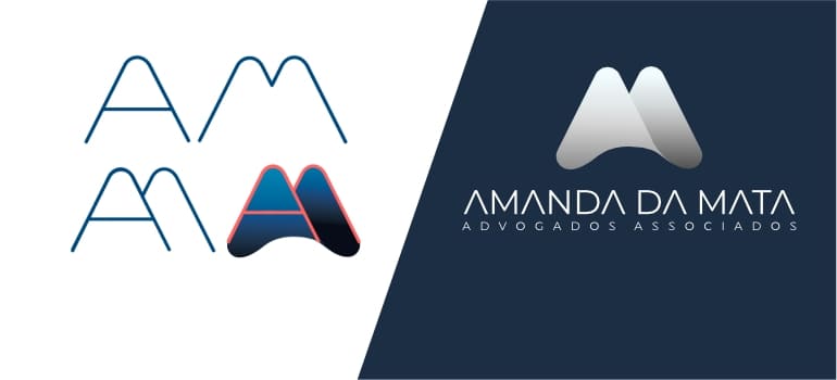 Nova logomarca de Amanda da Mata